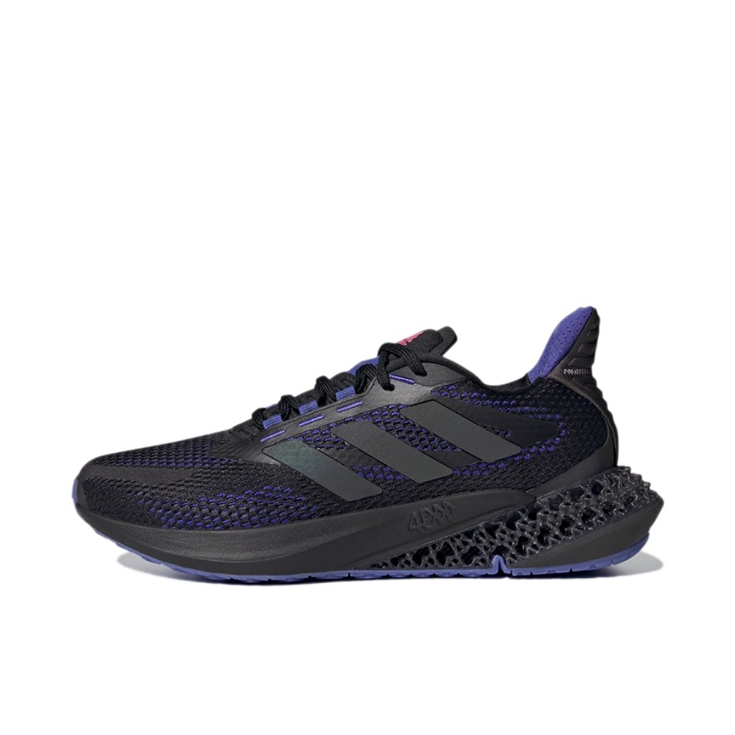 阿迪达斯ADIDAS 4D FWD Pulse黑蓝复古男女跑步鞋运动鞋 Q46452