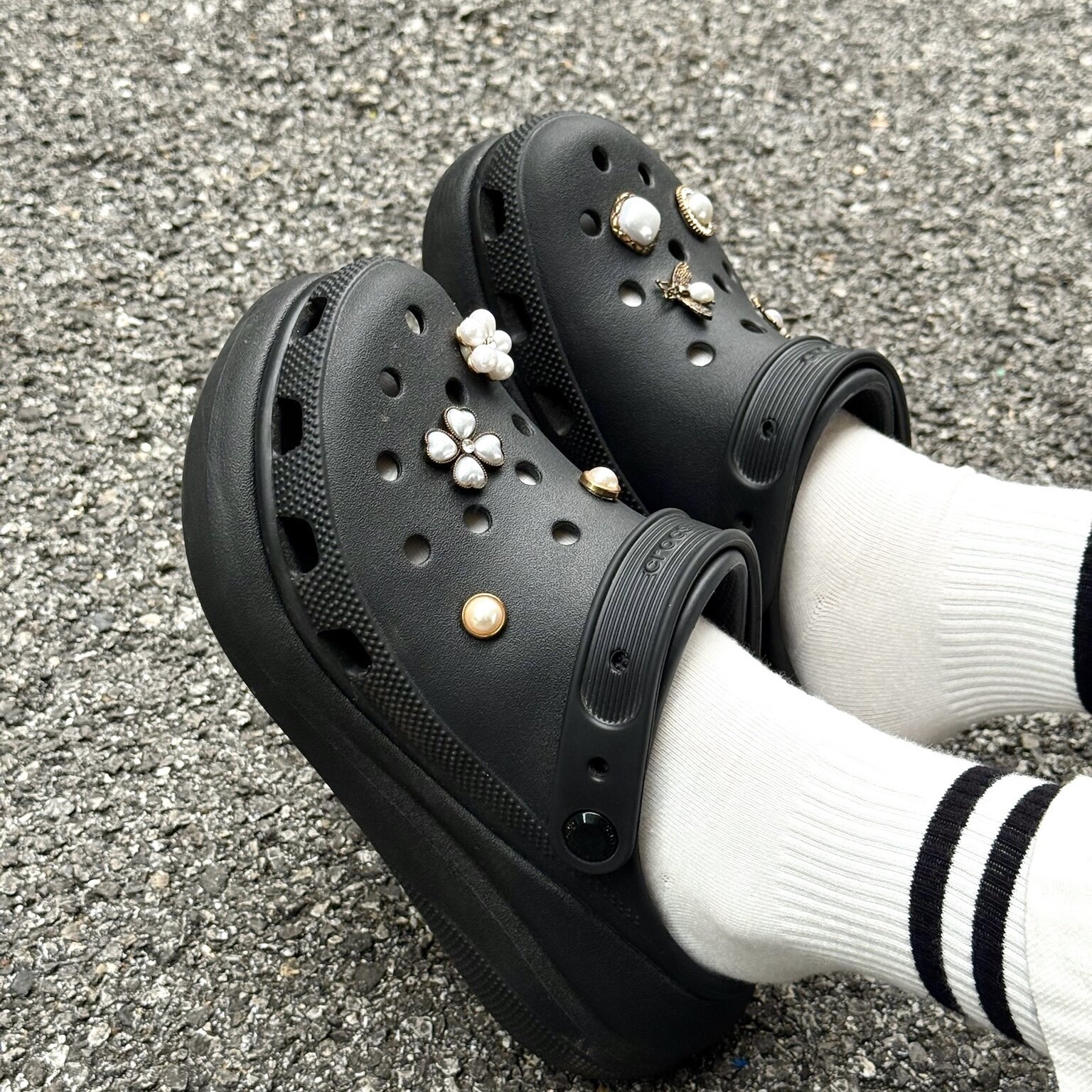 Crocs卡骆驰洞洞鞋经典泡芙Clog26年夏季新款沙滩鞋凉鞋207521
