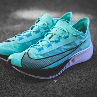 Nike Zoom Fly 3 缓震回弹 专业竞速 跑鞋 黑色/白色/绿色