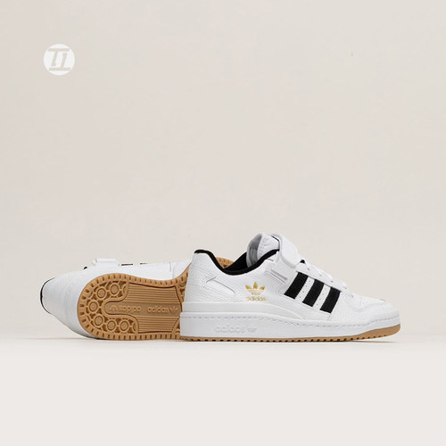 三叶草ADIDAS FORUM 蓝白魔术贴经典休闲运动板鞋 FZ5627/FY6796