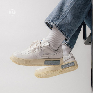 Nike/耐克 Air Force 1  空军一号 男女浅灰白新款 FQ8350-110