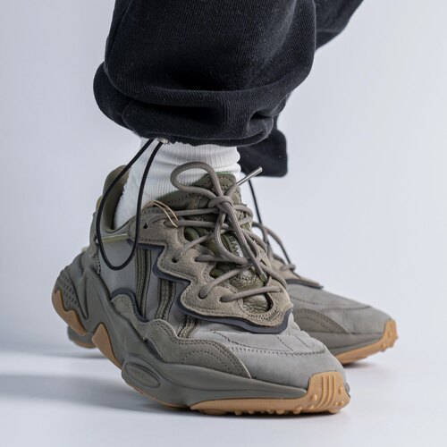adidas Originals Ozweego Adiprene技术 休闲鞋 黑色/岩石灰