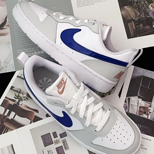 NIKE耐克 COURT BOROUGH低帮简版空军一号运动休闲板鞋DV5456-125