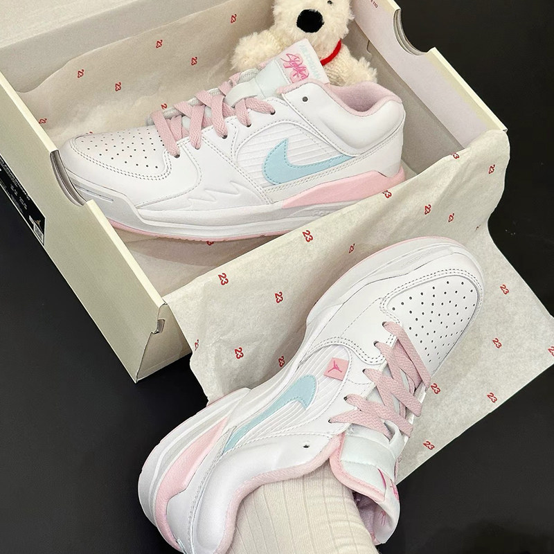 AiR Jordan STADIUM 90 白粉蓝女运动鞋老爹鞋缓震皮面HQ1193-141,运动鞋new,板鞋,淘宝优惠券,粉丝福利购,淘宝优惠卷