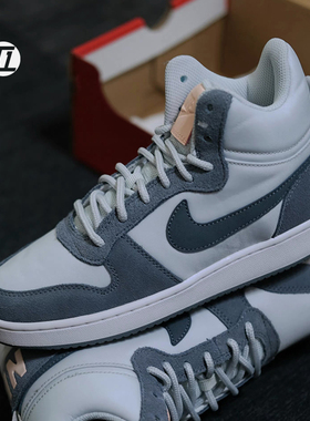 耐克NIKE COURT BOROUGH 男女白橙小白鞋低帮休闲板鞋 DN4245-141