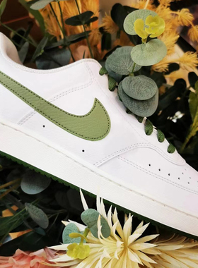 耐克/NIKE COURT VISION LOCUPD 白浅绿色运动鞋板鞋 FJ5480-100