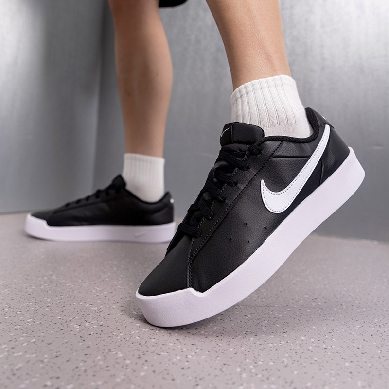 Nike耐克Court Heritage 板鞋 百搭厚底系带圆头休闲鞋IQ9696