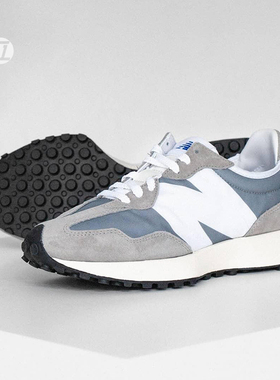 New Balance/NB327 灰白情侣复古运动男女老爹鞋 MS327NW1/LAB