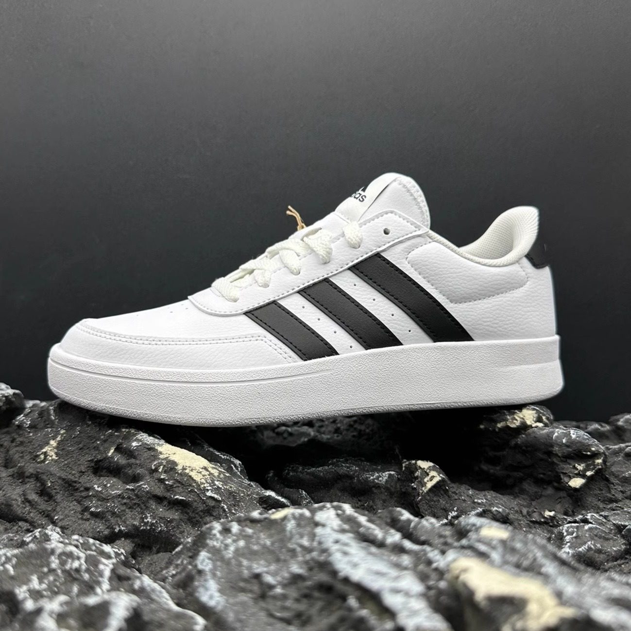 adidas Breaknet 2 防滑耐磨 轻便透气 轻运动 网球文化 防水板鞋