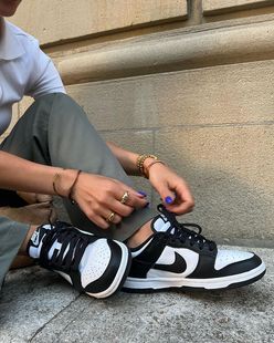 Nike Dunk Low 黑白熊猫男女低帮休闲板鞋 DD1391-100/DD1503-101