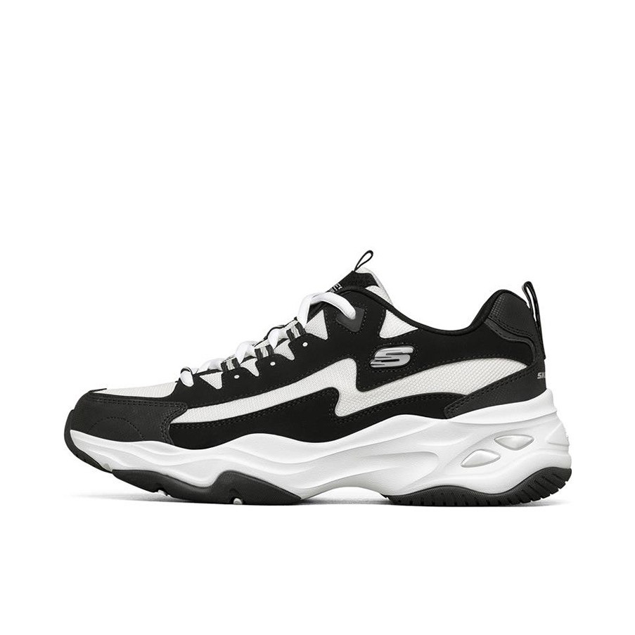 Skechers D'Lites 4.0 四代熊猫 网面 复古时尚 舒适透气老爹鞋