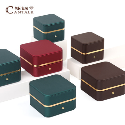 皮质创意婚礼求婚钻戒盒