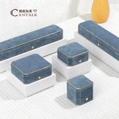 八角花边求婚钉扣首饰盒戒指吊坠盒子时尚 高贵手镯项链套装 饰品盒