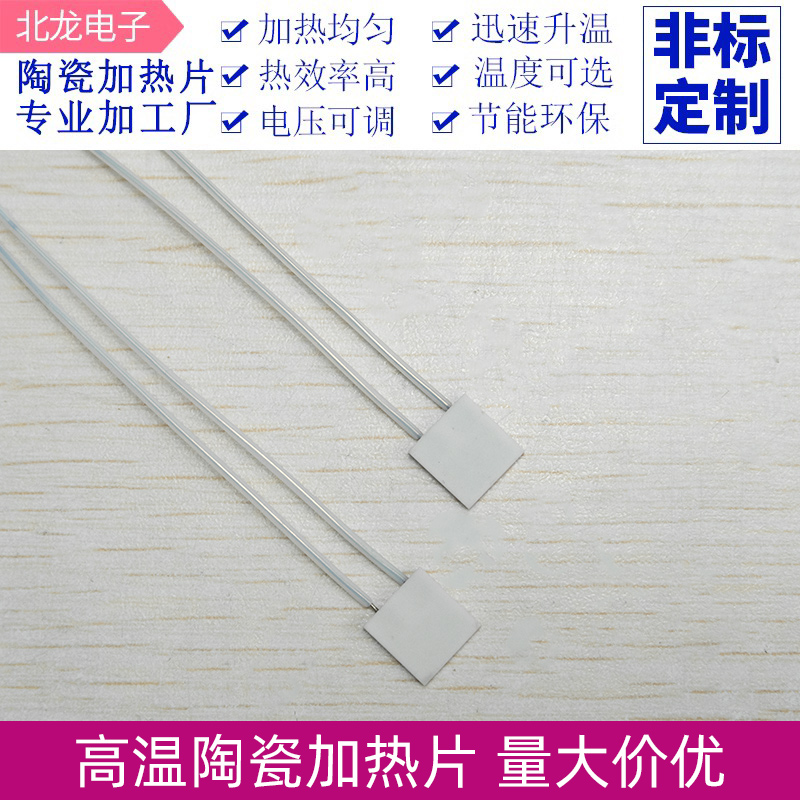 节能环保高效加热片微型陶瓷发热片超薄电热片高温加热板 10*10MM