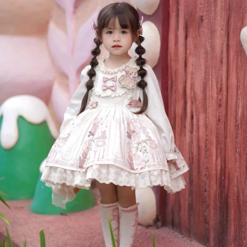 女童连衣裙洛丽塔秋冬