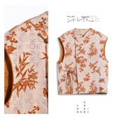 漳绒缎新中式 马甲H25320