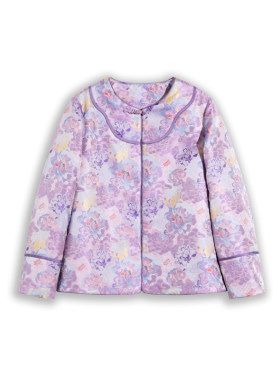 清华美院~贾玺曾教授牡丹锦老宋锦棉服H25497
