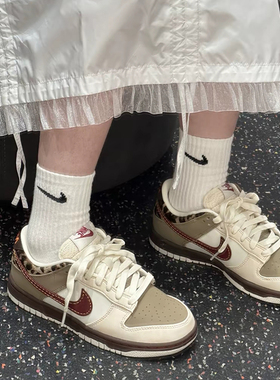 Nike/耐克Dunk Retro 经典休闲舒适低帮板鞋女款米红IM6687-262