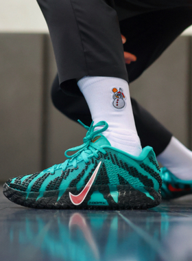 Nike/耐克 Ja 3 莫兰特三代低帮篮球鞋男女同款蓝黄HF2794-700