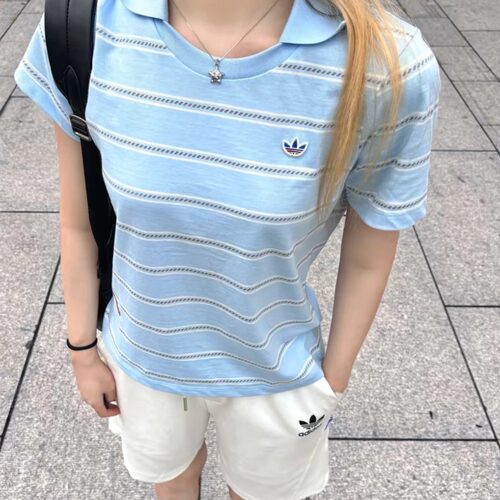 阿迪达斯女款运动短袖Polo衫