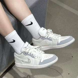 Jordan Low耐磨低帮篮球鞋 女款 141 Nike 白色HM3706 耐克Air