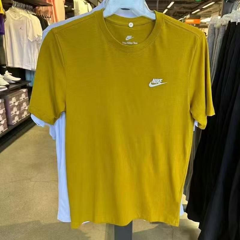 NIKE耐克男装 夏季运动休闲透气圆领简约短袖T恤 AR4999-716