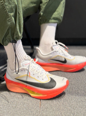 Nike/耐克Zoom Fly 6 CN防滑低帮休闲跑步鞋男款白橙IB6657-108