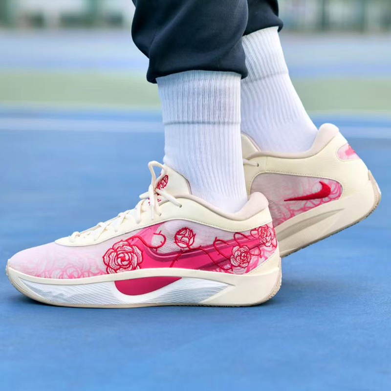 Nike/耐克Giannis Freak 6低帮篮球鞋男款粉红色国内版FV1294-100