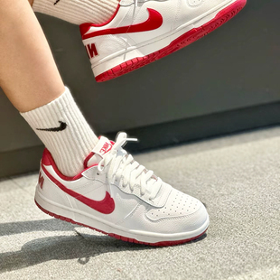 Nike/耐克BigLow男款简约百搭耐磨低帮大LOGO白蓝板鞋355152-140