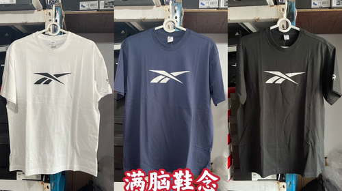 锐步短袖男子运动休闲短袖纯棉