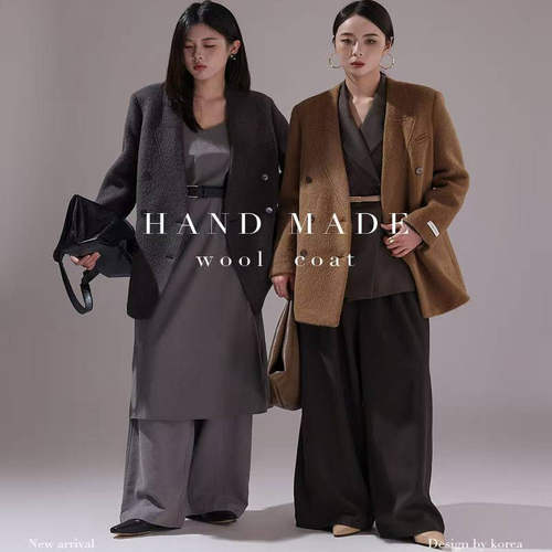 韩版 秋季新款苏力羊毛短款外套579 西服款职业通勤女装羊毛外套