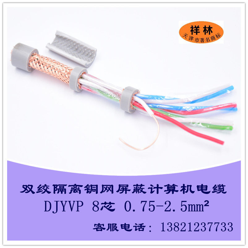 计算机电缆双绞总屏蔽纯铜DJYVP