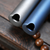 钛合金箫纯钛金属洞箫专业演奏高音准大音量八孔长萧乐器简单易学