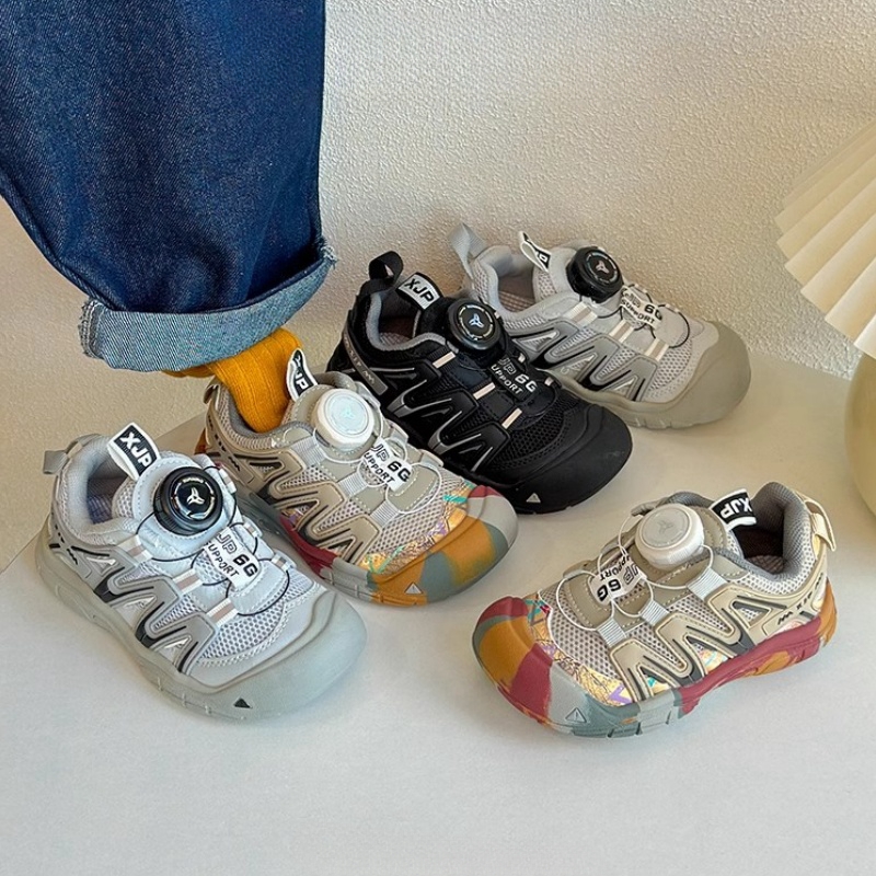 正品儿童运动鞋男童网面登山鞋子