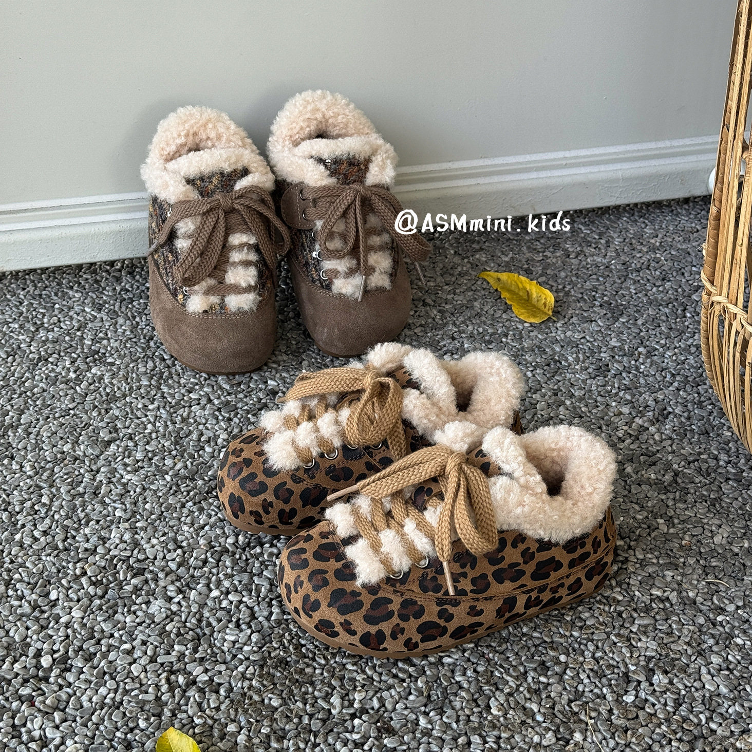 儿童丑萌豹纹羊羔毛大棉靴冬季加厚绒保暖女童勃肯靴男童毛毛鞋子,童鞋/婴儿鞋/亲子鞋,棉靴,淘宝优惠券,粉丝福利购,淘宝优惠卷