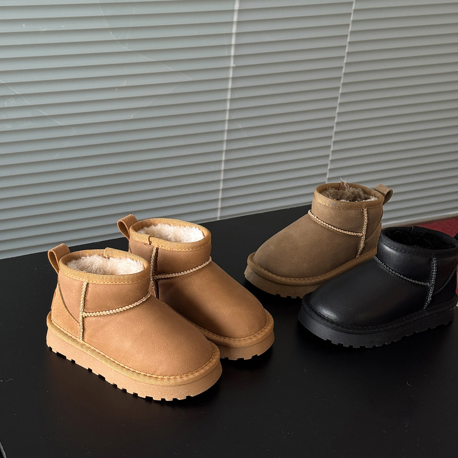 儿童真皮雪地靴女童冬季新款加厚绒保暖防滑大棉短靴小童宝宝棉鞋,童鞋/婴儿鞋/亲子鞋,雪地靴,淘宝优惠券,粉丝福利购,淘宝优惠卷