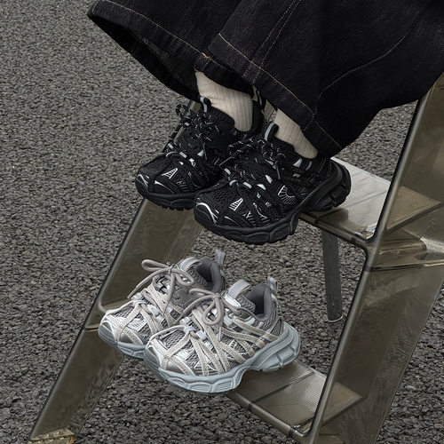 儿童运动鞋2025秋冬季新款老爹鞋