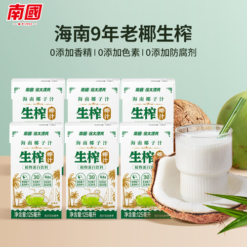 海南南国椰子汁125ml*20盒