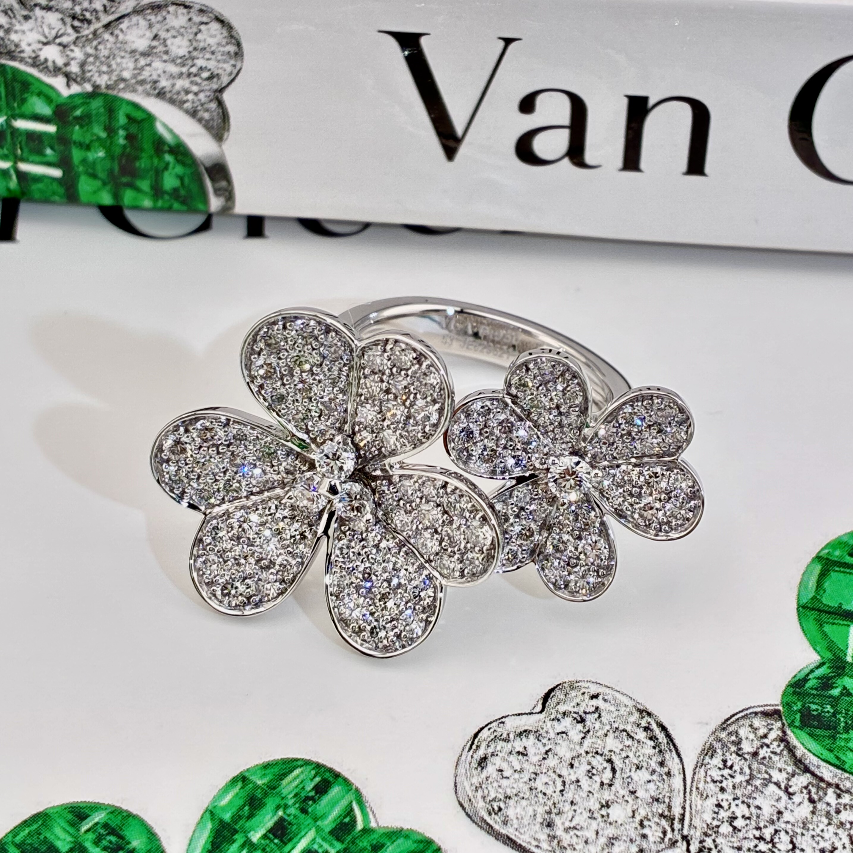 18k金 订制14k9k铂金950铂金850设计款镶嵌天然钻石培育钻石 耳饰