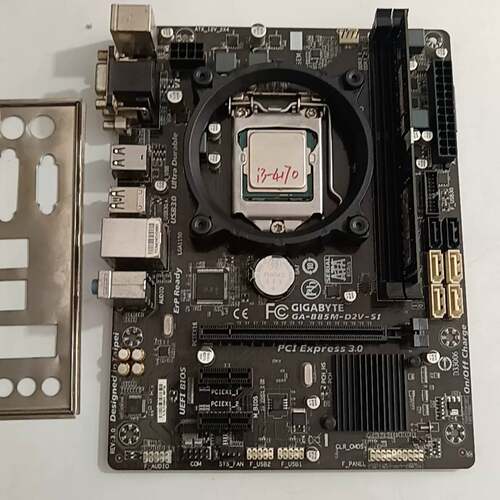 可议价技嘉B85M-D2V主板套装
