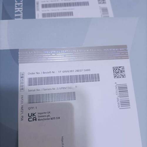 可维修西门子6AV6381-2BE07-5AX0未拆封正品，现议价