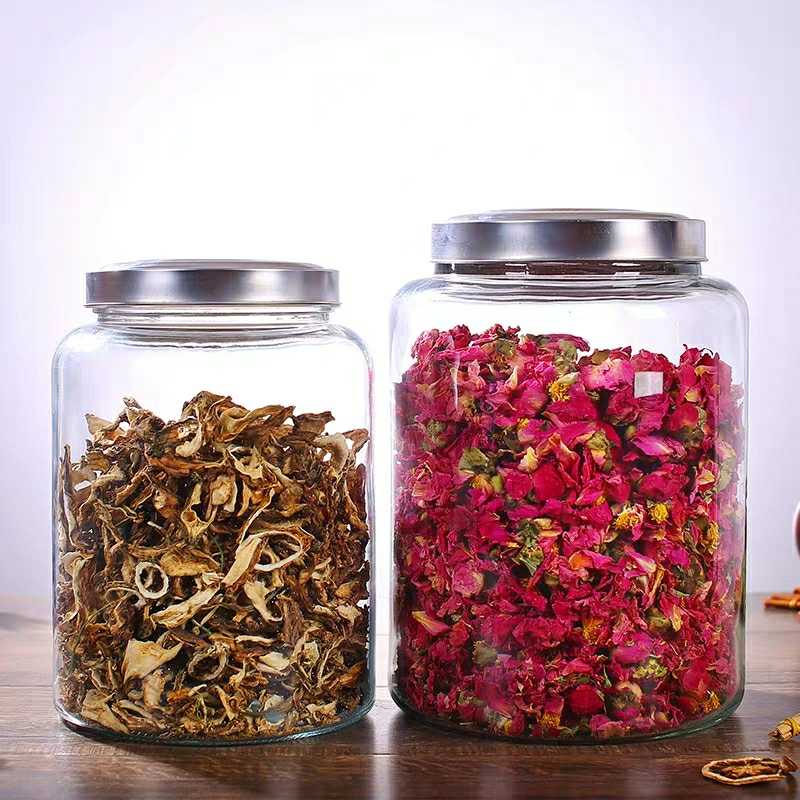 大容量玻璃茶叶海货陈皮罐家用密封瓶小青柑中药材海产展示瓶子