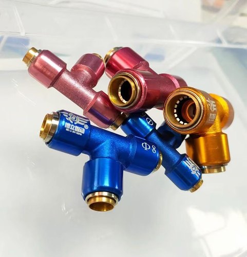 新品气管防爆快速接头双层密封耐高压三通快插接头