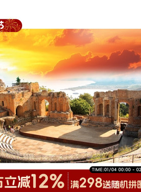 trefl波兰进口成人拼图 古罗马海边1000片益智玩具礼物高难度特价