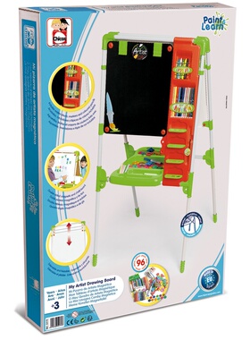 chicos 进口品质儿童涂鸦画板黑板男女小孩家用教学生宝宝画架