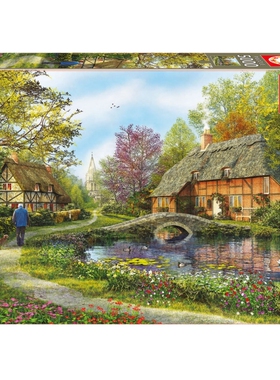Educa西班牙 进口拼图 湖边小屋 5000片成人减压玩具礼物益智拼图