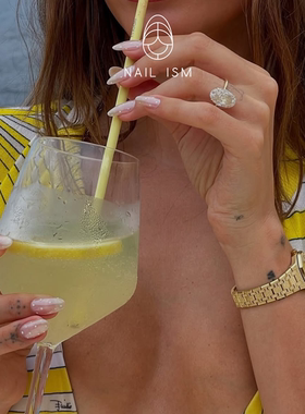 【NAILISM 波点系列】海莉同款波点美甲海岛度假欧美高级杏仁甲