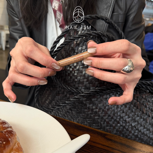 【NAILISM 猫眼系列】肉桂裸棕猫眼奶茶色玻璃珠温柔气质美甲