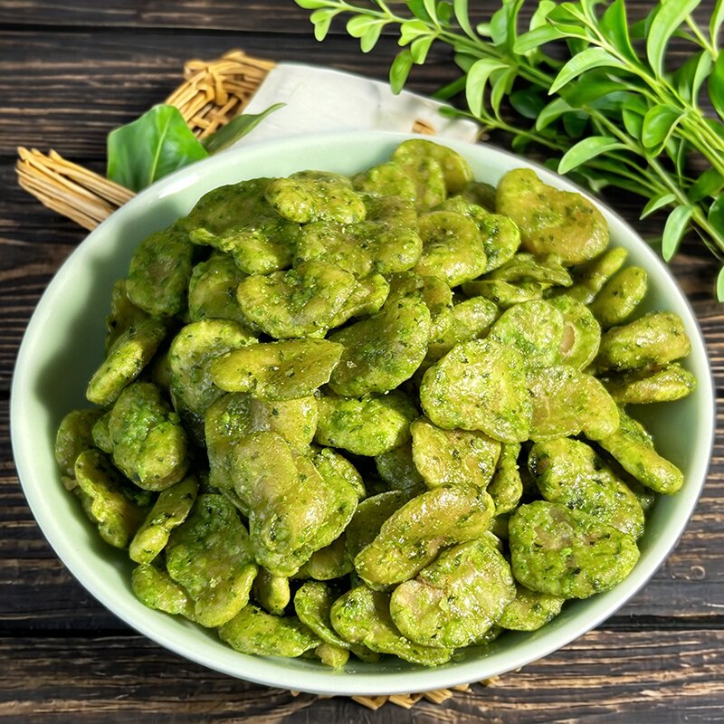 海苔豆瓣开罐即食 酒店宴席摆盘下酒菜休闲零食小吃酥脆豆瓣蚕豆