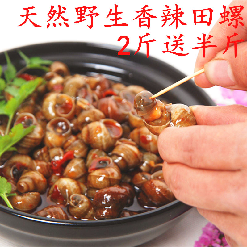 香辣炒田螺野生田螺肉爆辣味零食唆螺泥螺螺丝肉现炒即食麻辣螺蛳